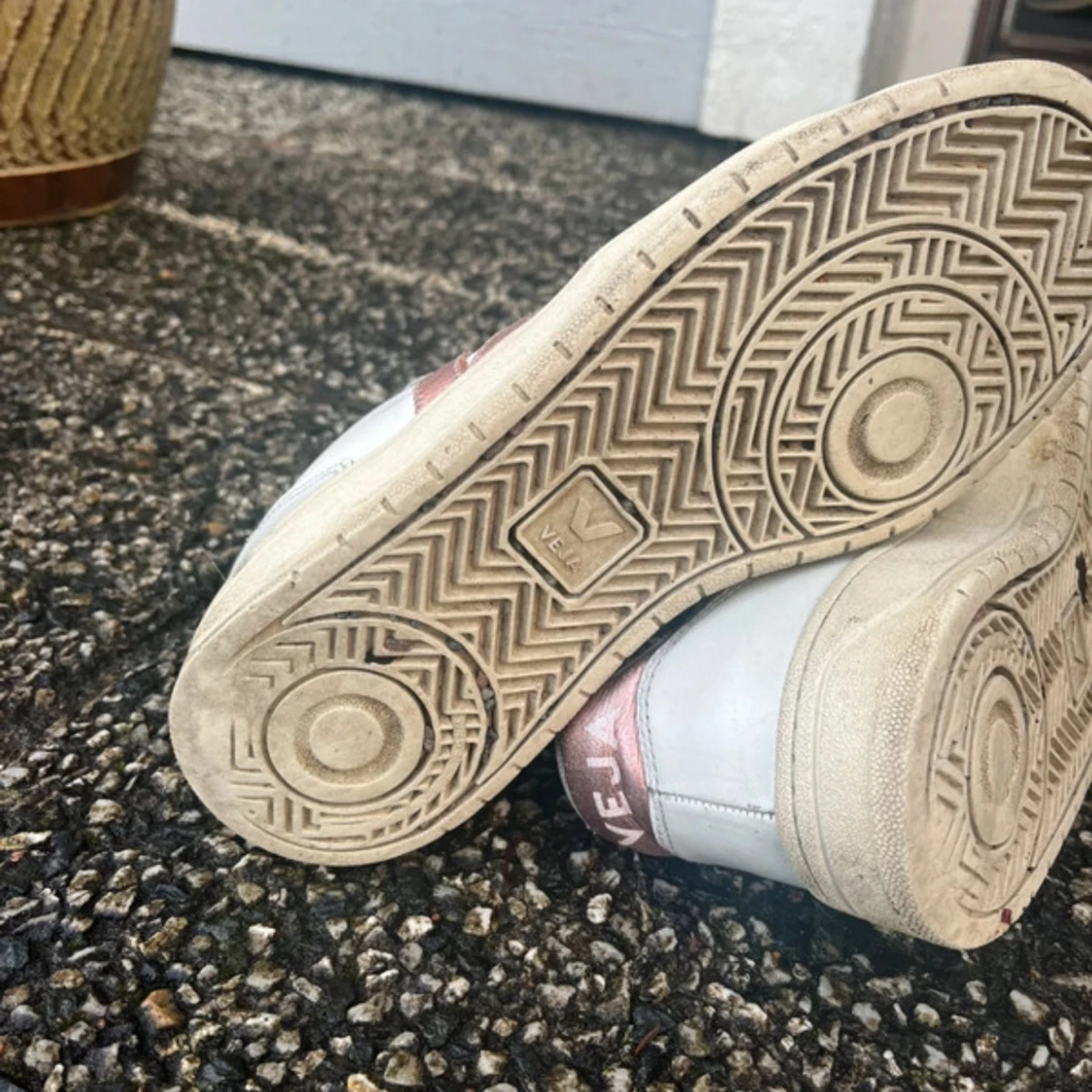 Veja sneakers vit och rosa, strl 38 - 4