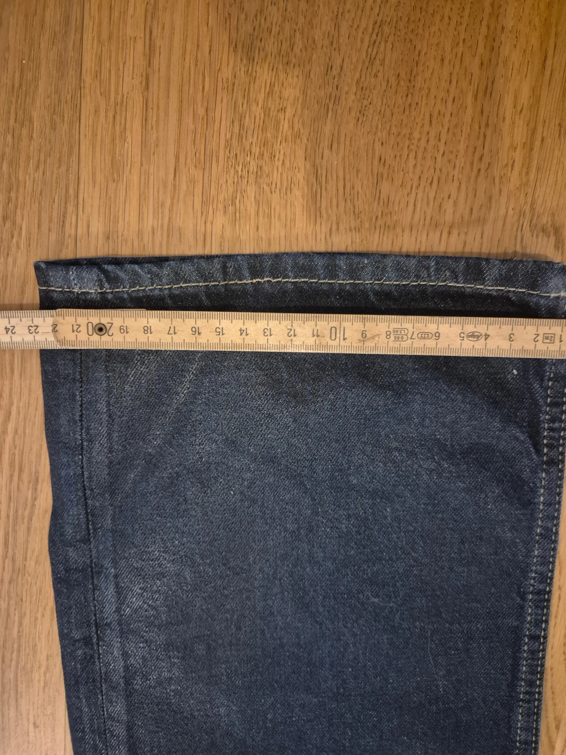 Mörkblå straight jeans från Zara - 6