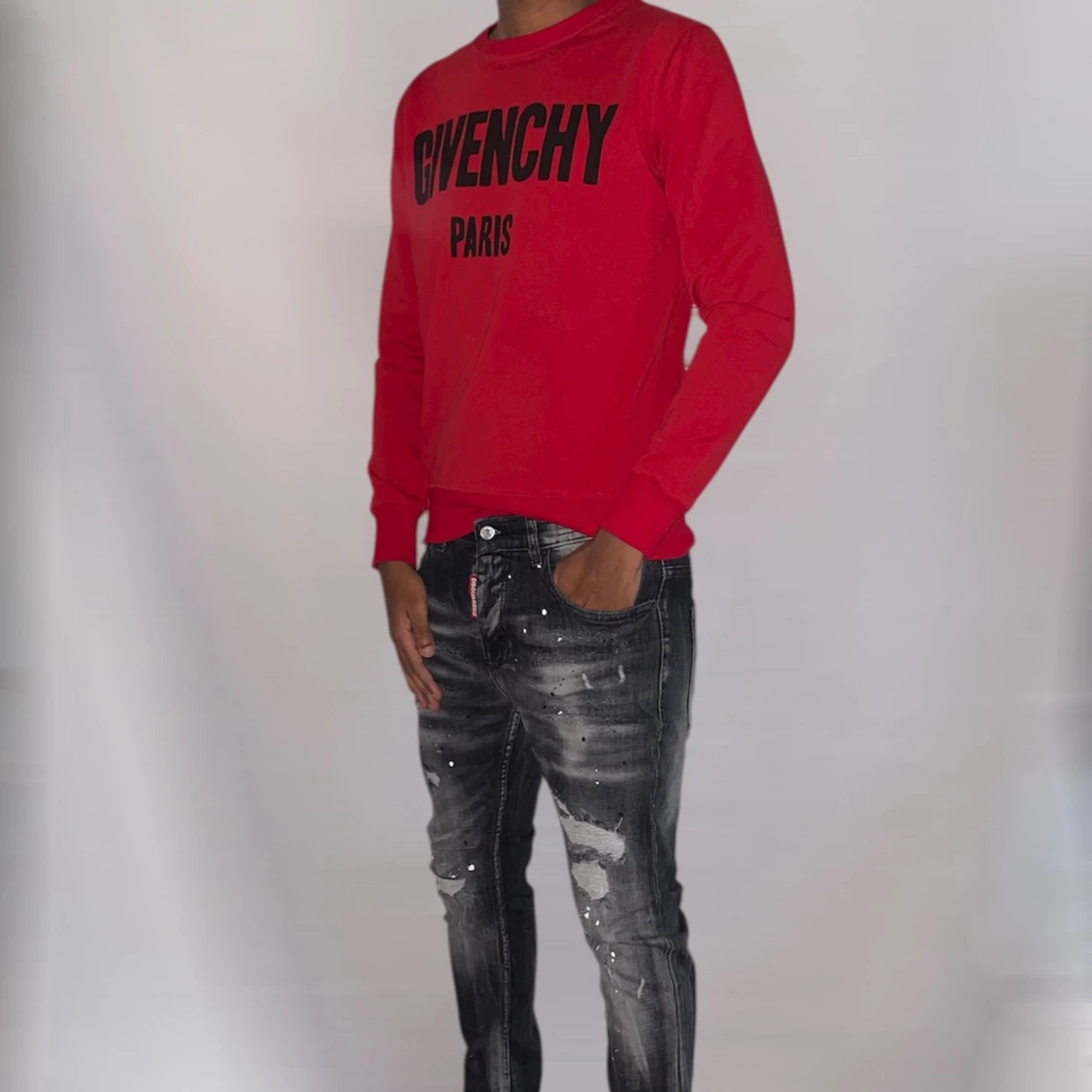 Givenchy paris tröja XS -röd  - 1