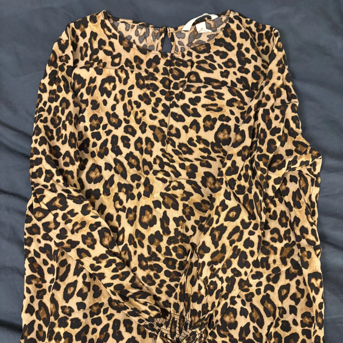 Leopardmönstrad blus  - 1