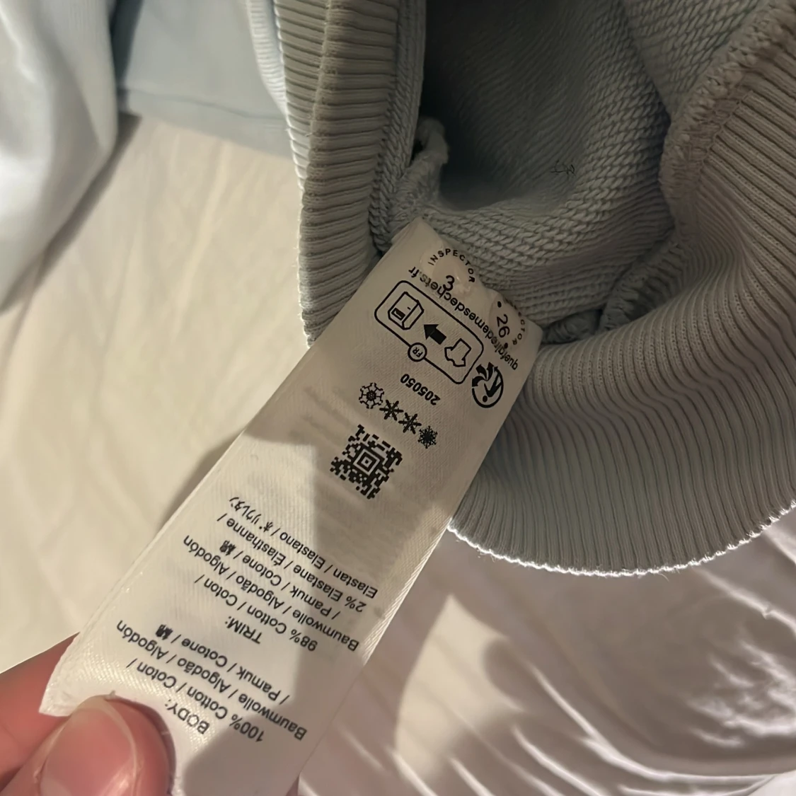 Ljusgrå half zip tröja Fred Perry - 4