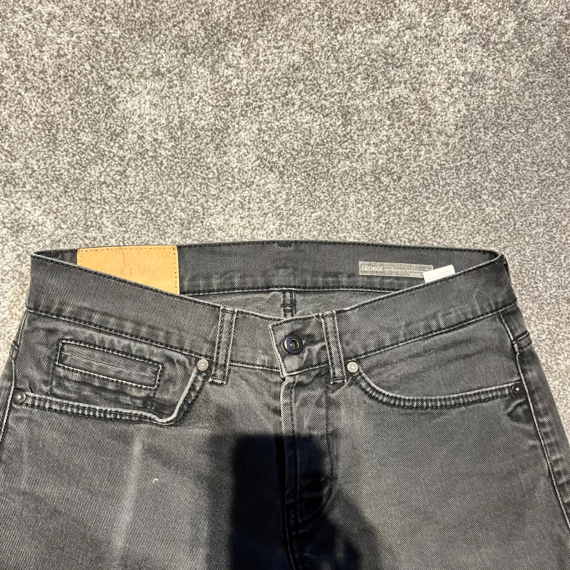 Svarta/grå skinny jeans från George - 3