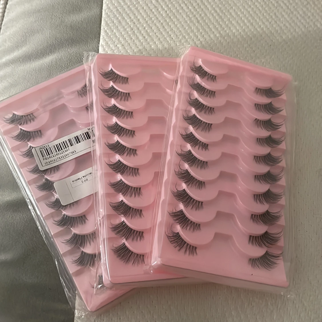 Falska ögonfransar i 3-pack