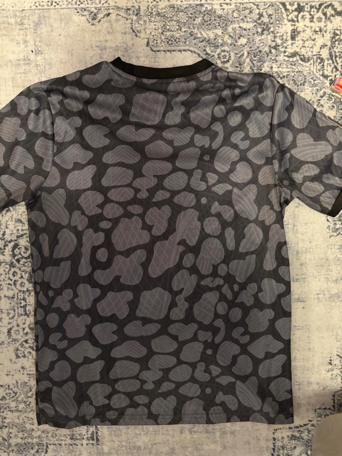 PSG x Jordan svart leopard fotbollströja - 3