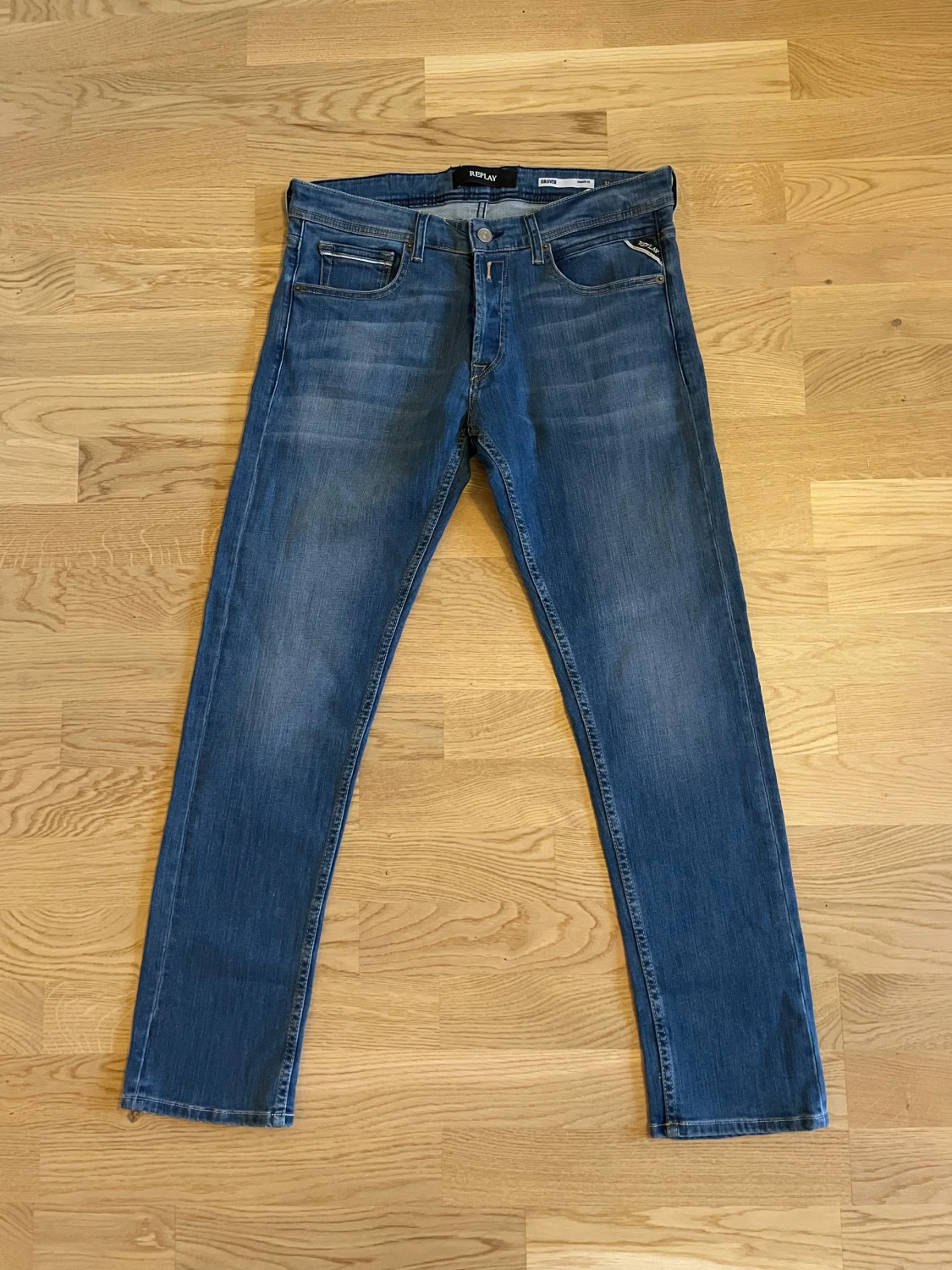 Blå Replay Grover jeans W31 L30 - 3