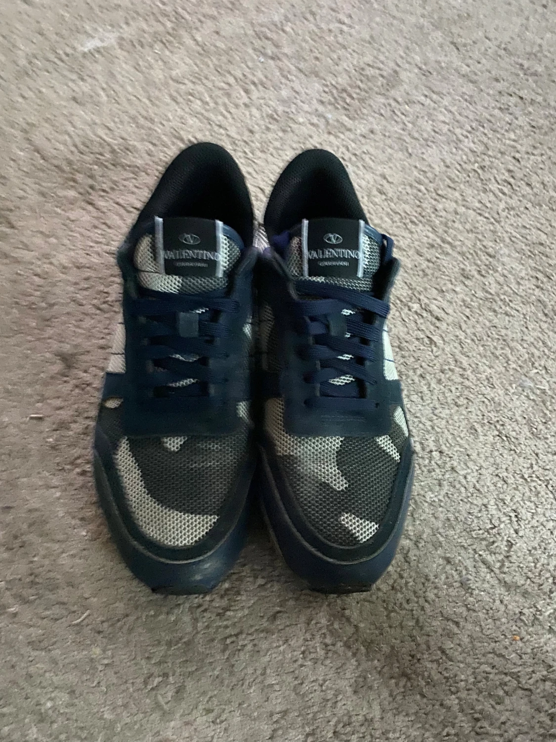 Valentino Rockrunner sneakers blå camouflage - 2