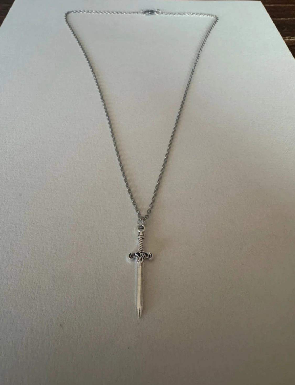 Silverhalsband mindre svärd - 3