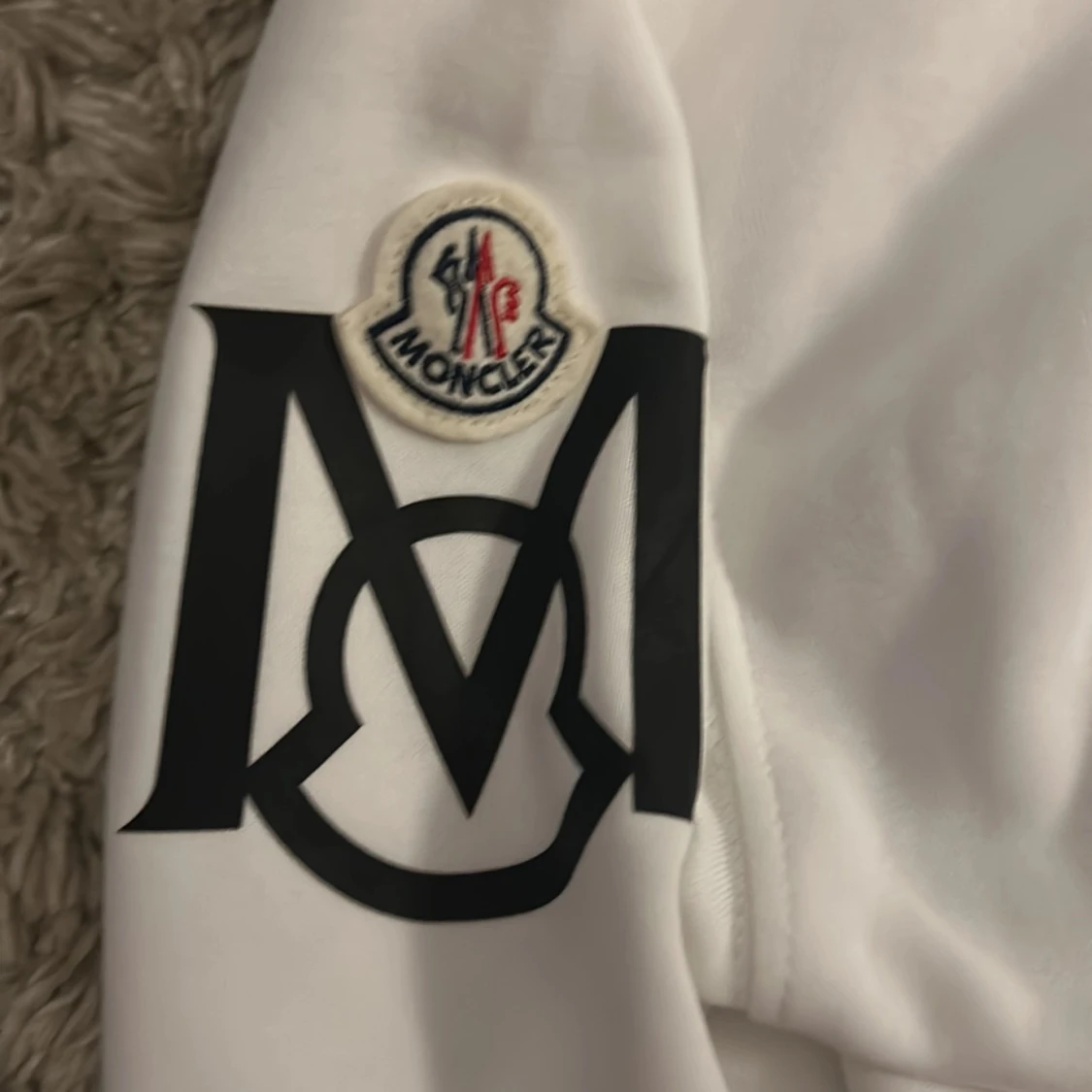 Vit Moncler sweatshirt med logga - 2