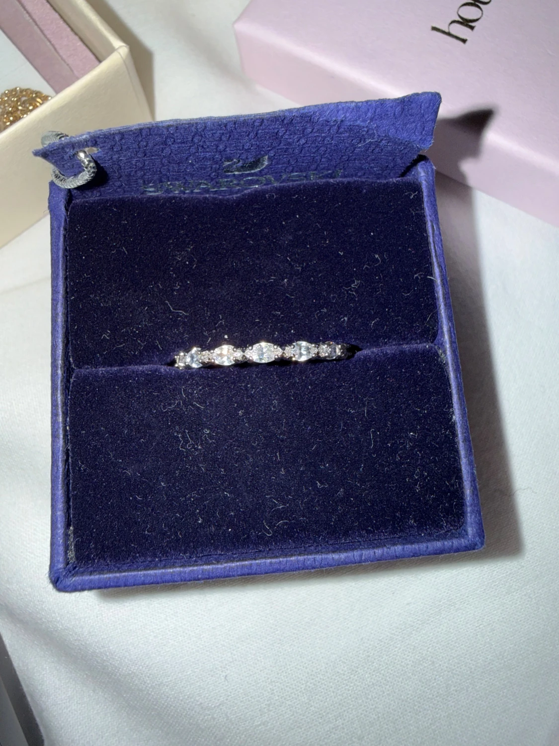 Swarovski silver ring - 1