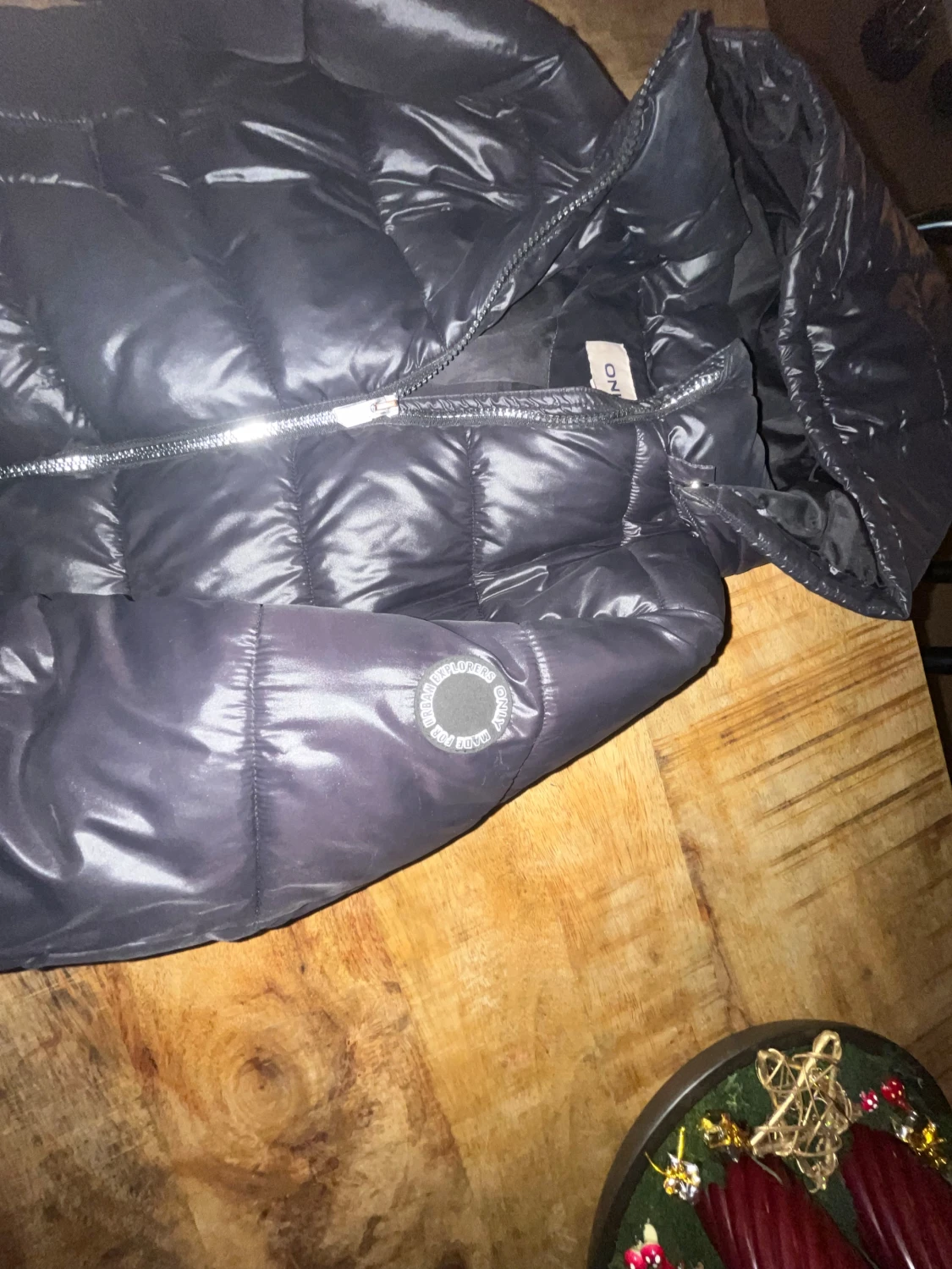 Svart vinterjacka  från ONLY med huva - 3