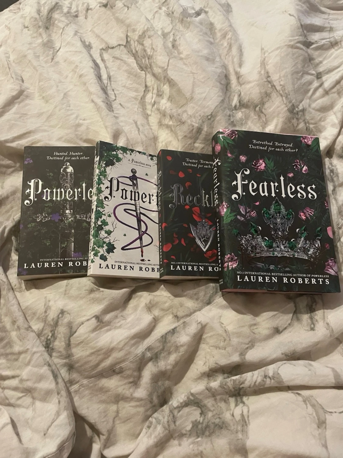 Powerless / Powerful / Reckless / Fearless (set)