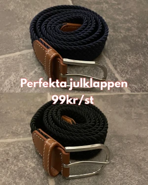Flätade bälten - Vi har nu fått in flera flätade bälten för 99kr /st! Den perfekta julkappen🎅 Finns kvar: 3st mörkblåa 4st svarta Först till kvarn!