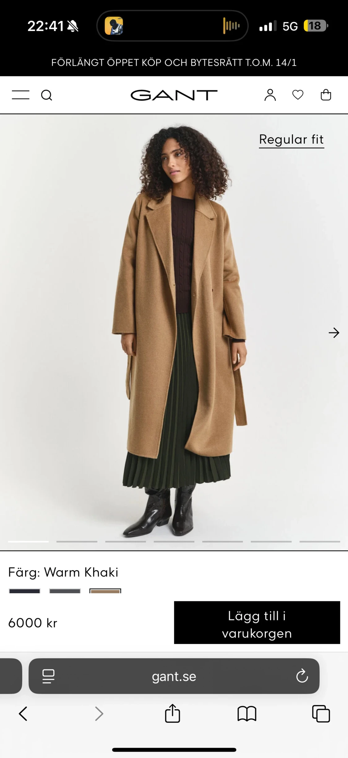 Beige kappa GANT - 1