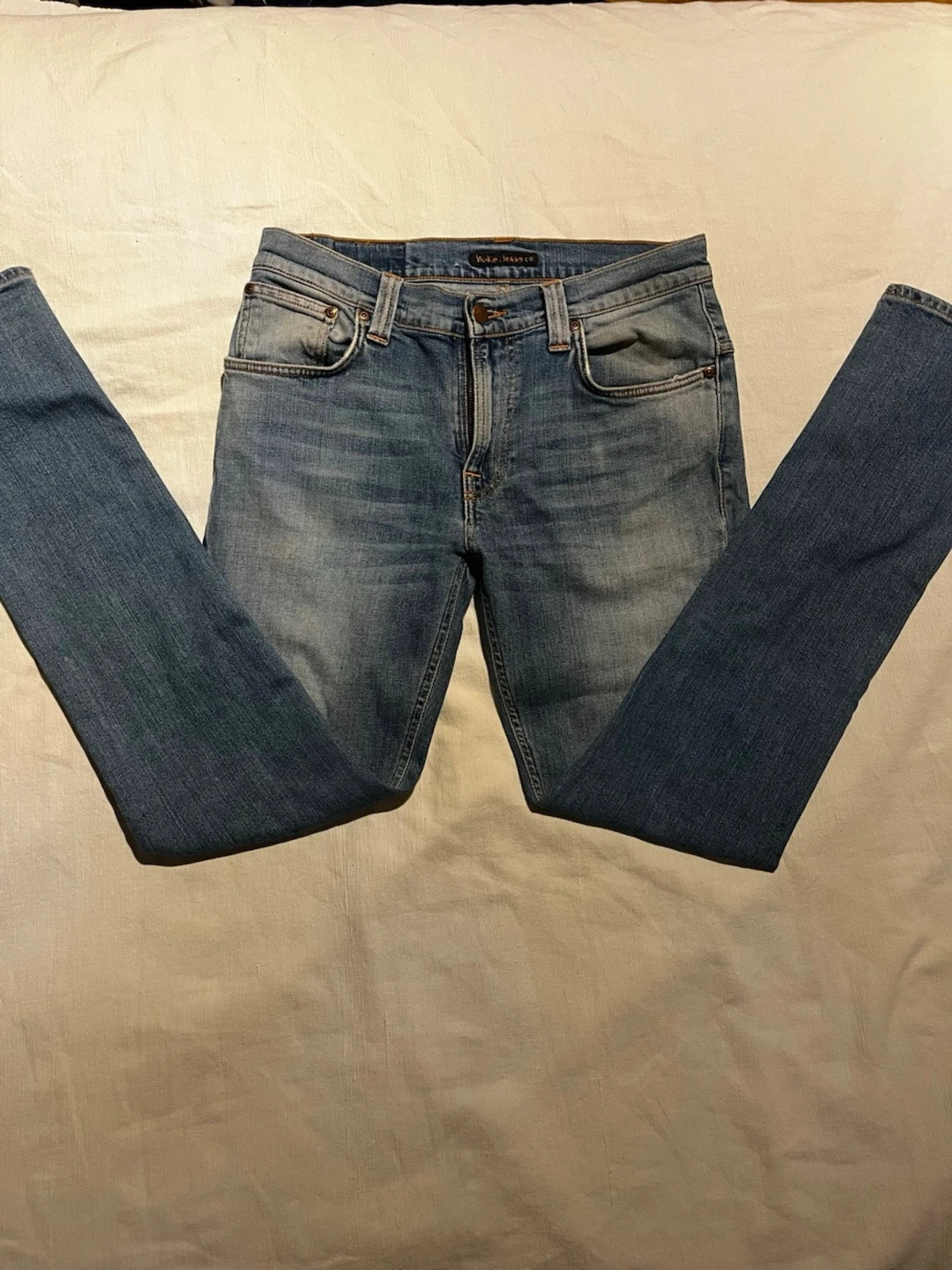 Blå jeans från Nudie Jeans