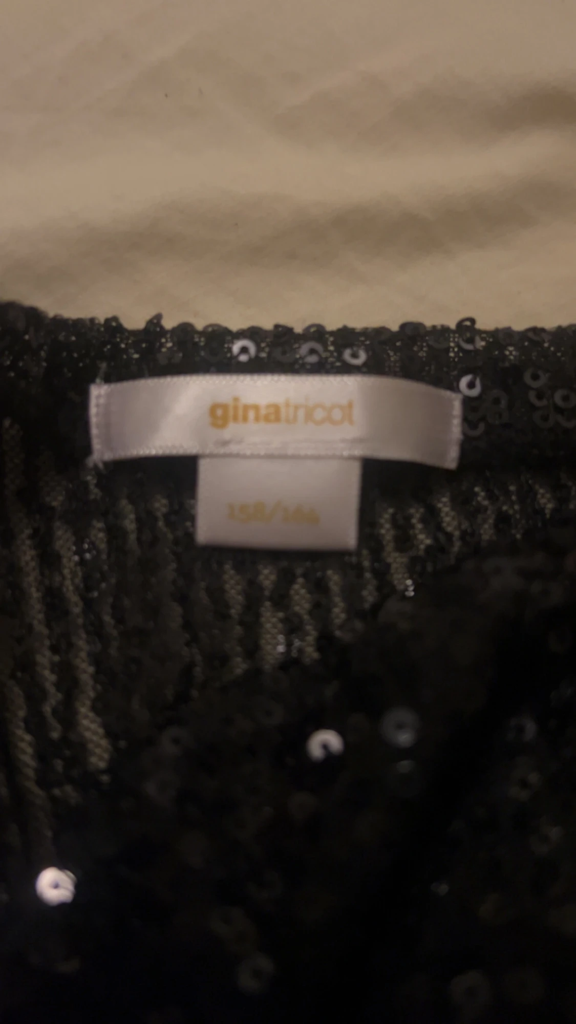 Svart glittrig offshoulder topp Gina Tricot - 1