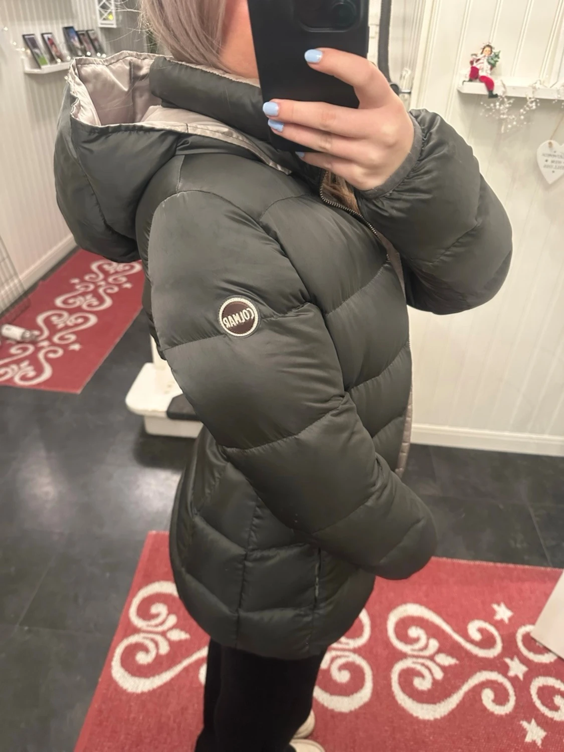 Mörkgrön jacka Colmar - 4