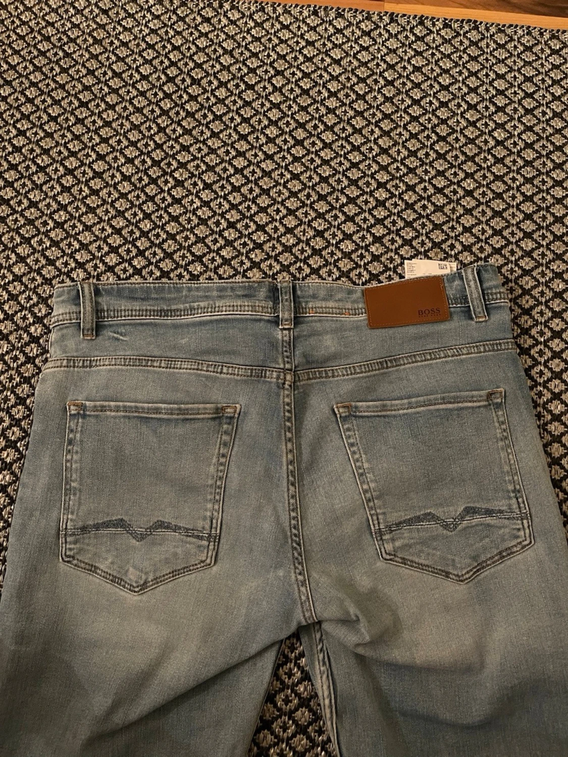 Ljusblå jeans från BOSS, slim fit - 3