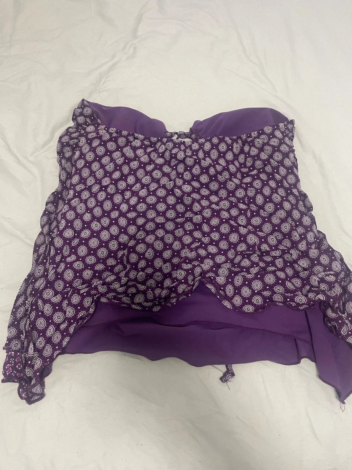 Lila mönstrad tubtopp från BAY - 1