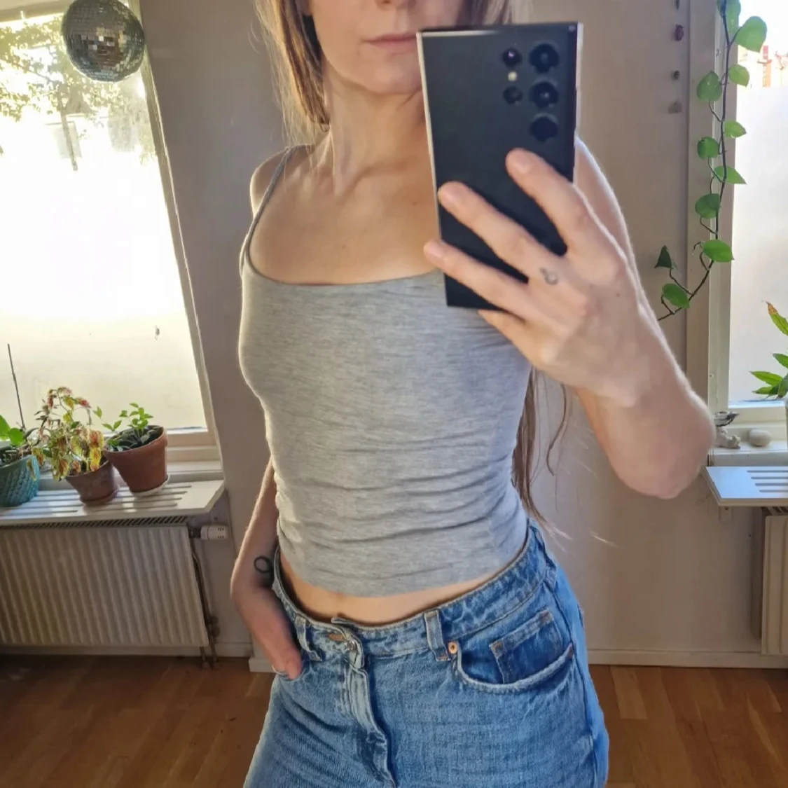 Grått linne från Rebecca Stella