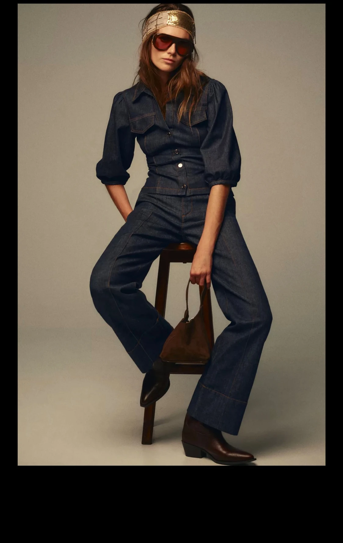 Zara jeans tröja  - 1