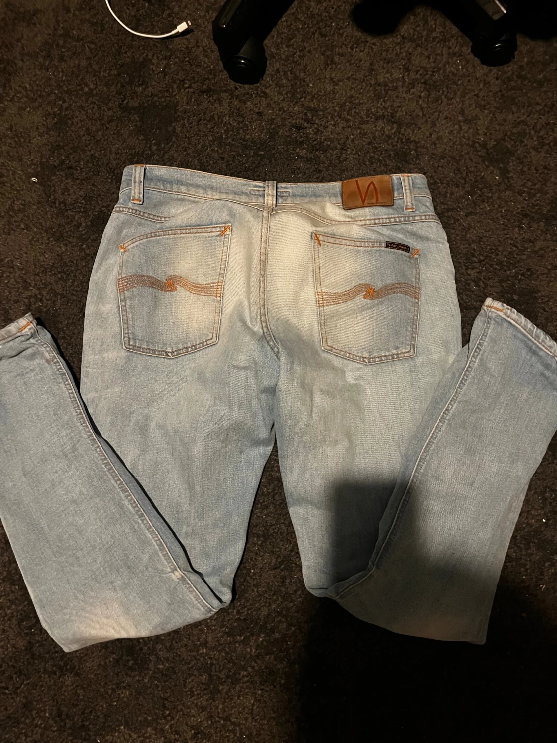 Ljusblå Nudie Jeans 32/32 lean dean