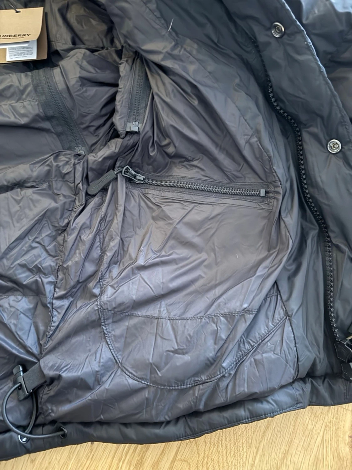 Svart burberry jacka - 3