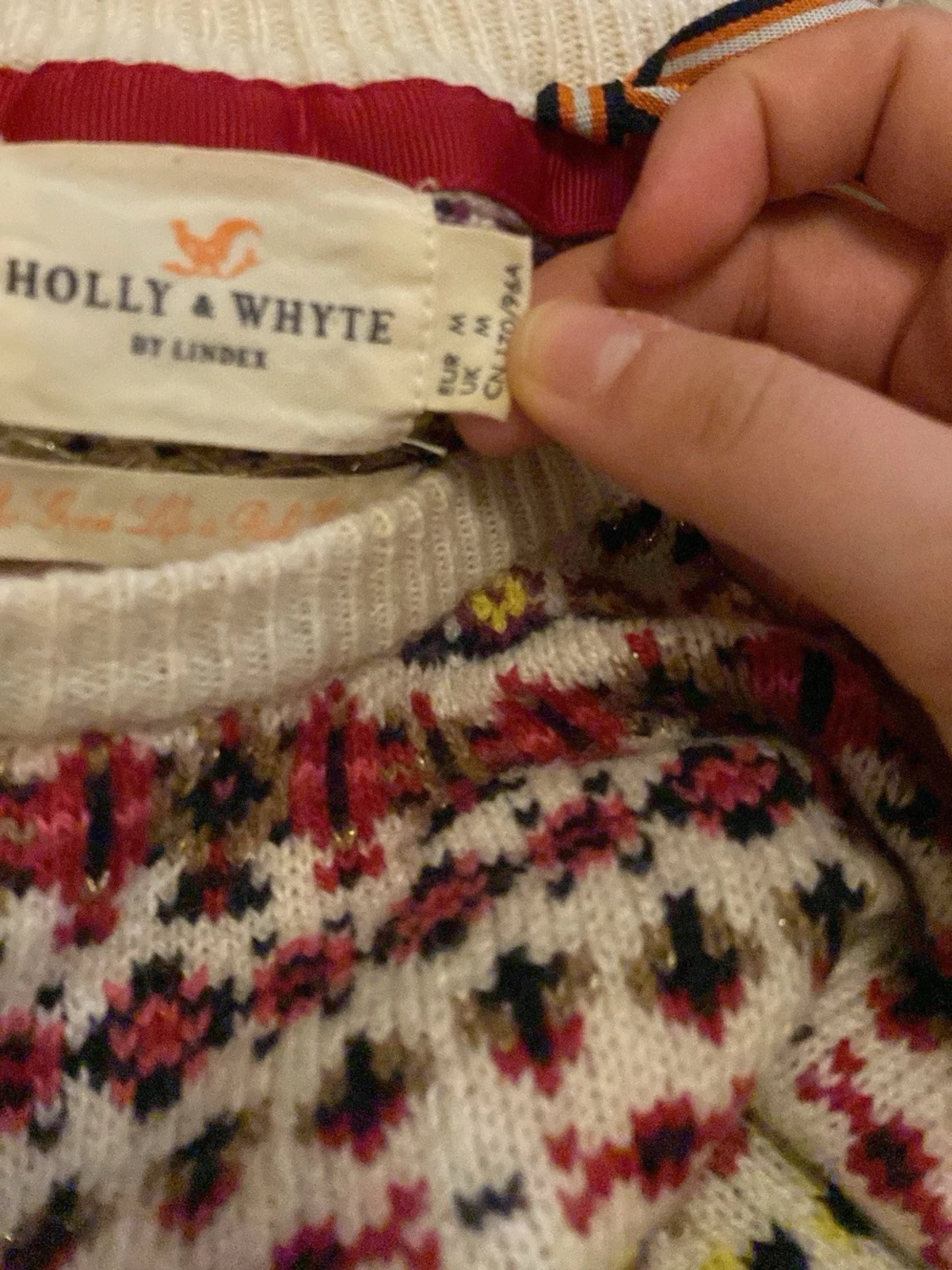 Söt stickad mäster tröja - 5