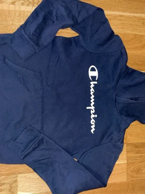 Champion hoodie - Marinblå champion tröja i perfekt skick 