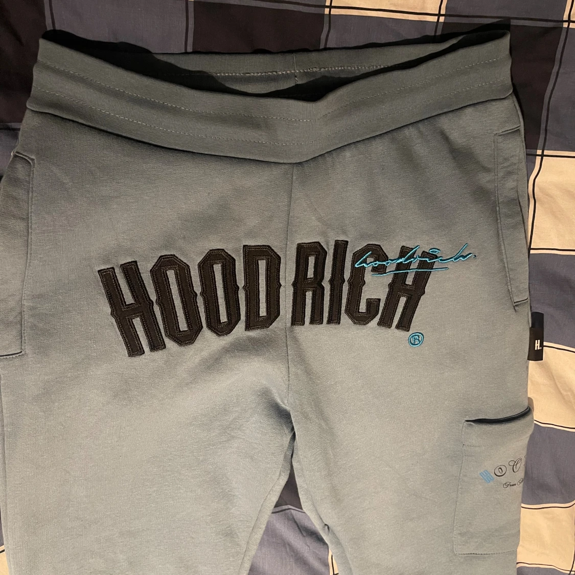 Hoodrich byxor blå - 1