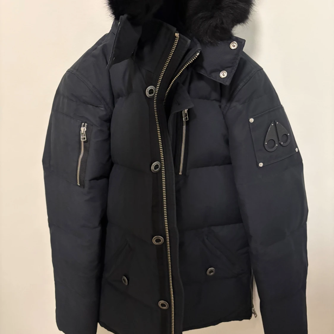 Svart pufferjacka Moose Knuckles - 3