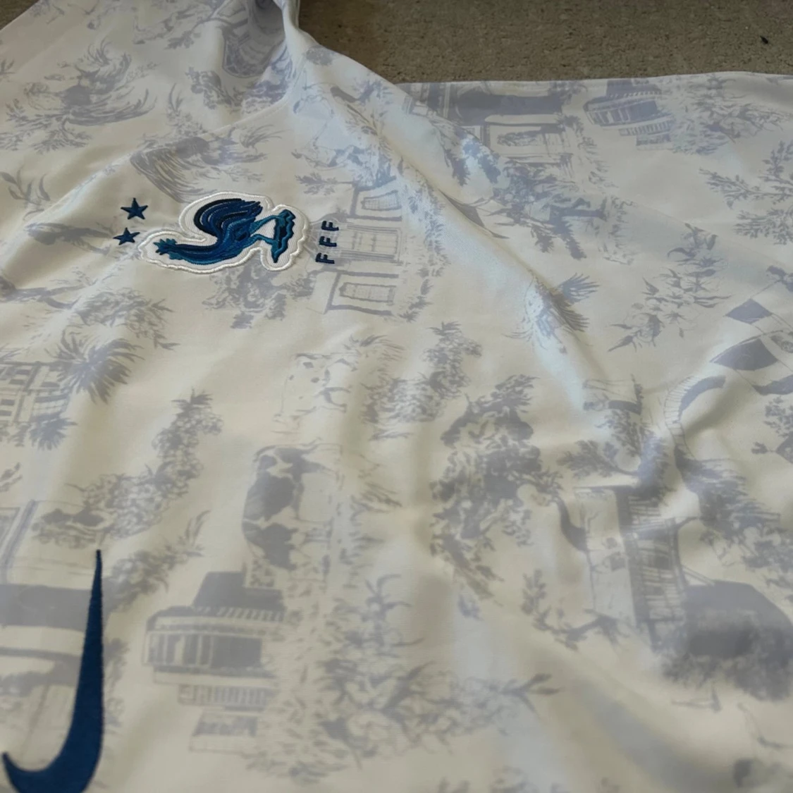 Frankrike Nike fotbollströja mönstrad - 2