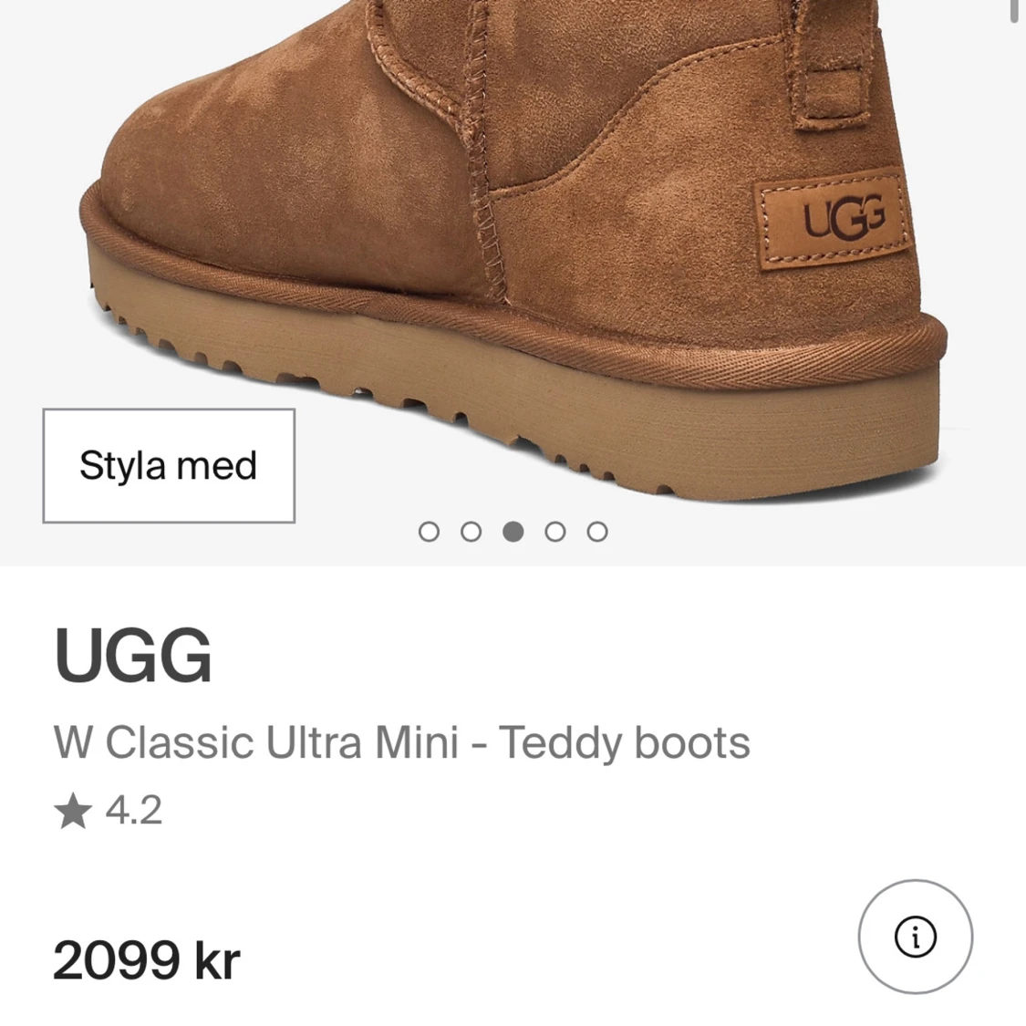UGG Classic Ultra Mini boots brun