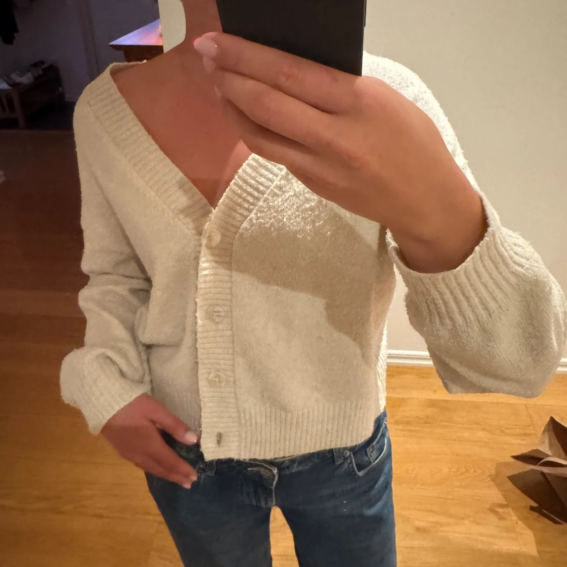 Beige kofta från Vero Moda - 1