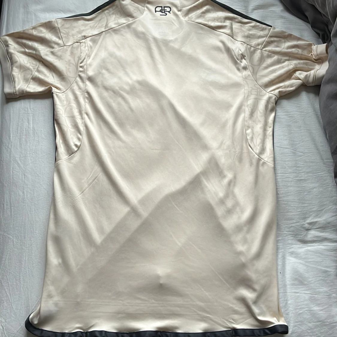 Beige AS Roma fotbollströja Adidas - 1