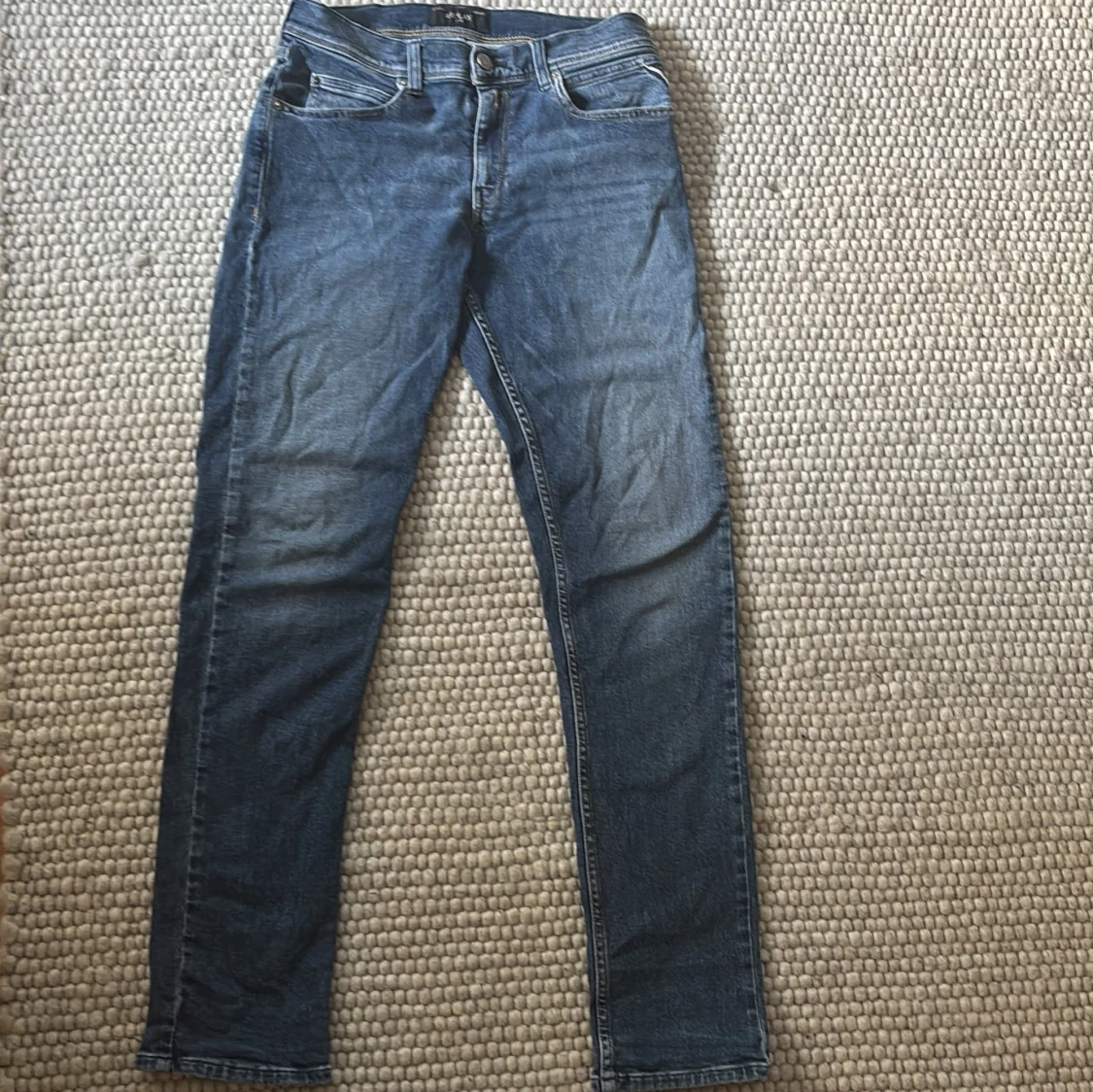Blå Replay jeans straight fit