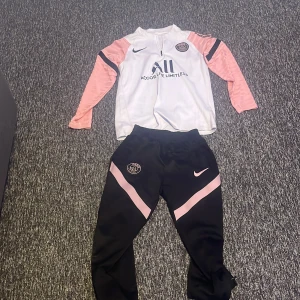 PSG långärmad fotbollströja Nike - Psg tracksuit Rosa vit 