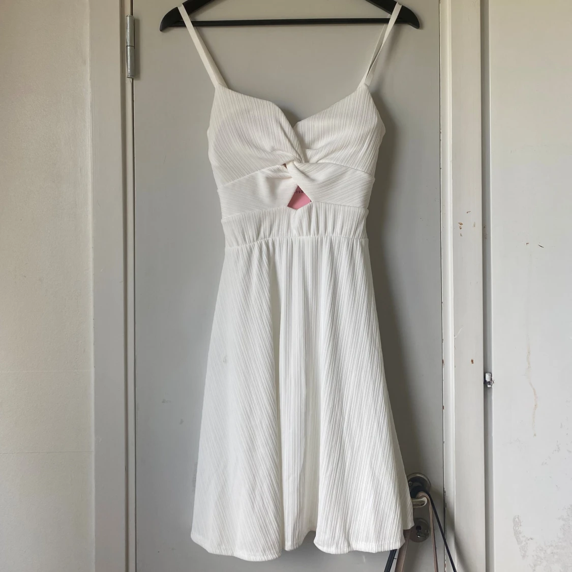 Jättefin vit klänning