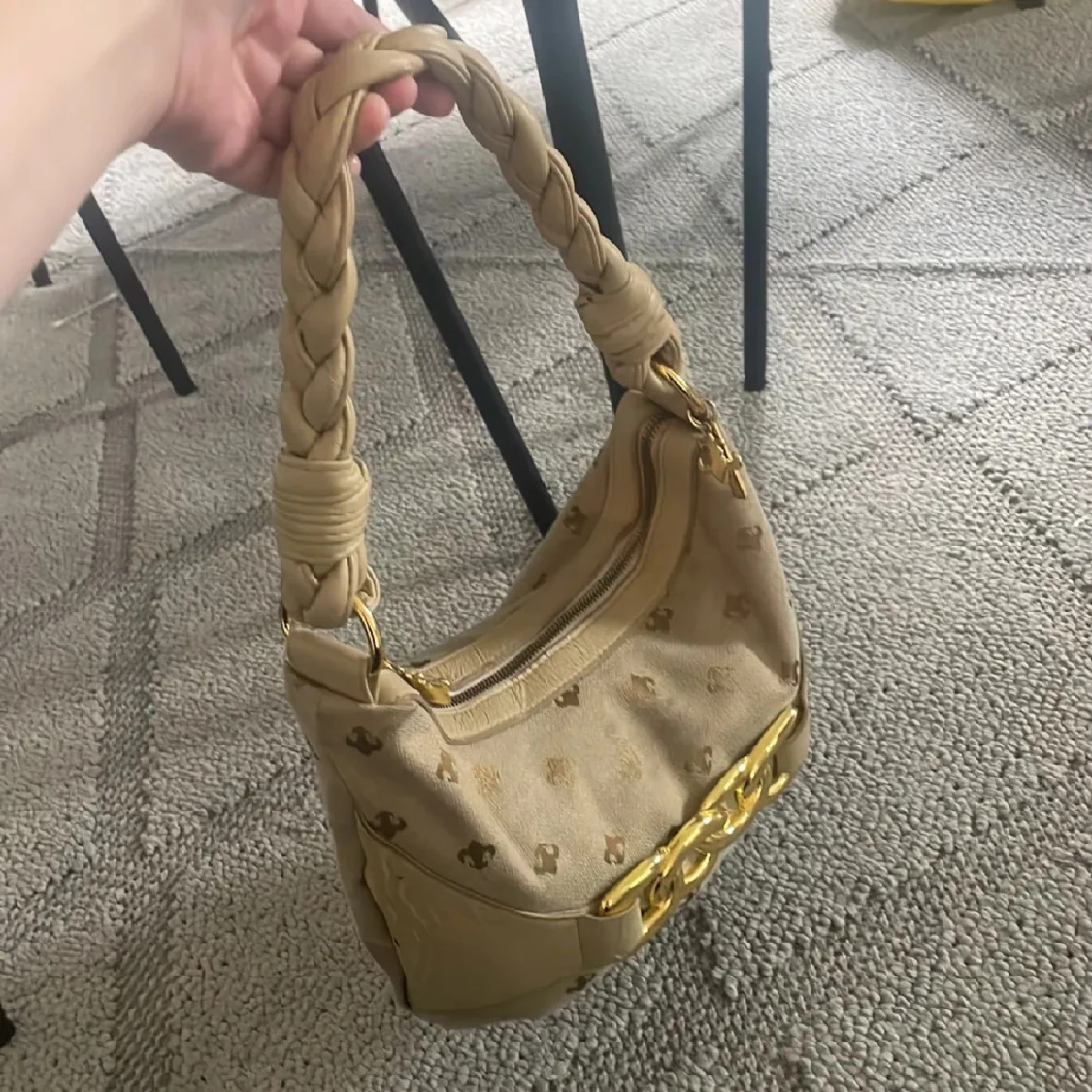 Beige handväska Friis & Company - 2