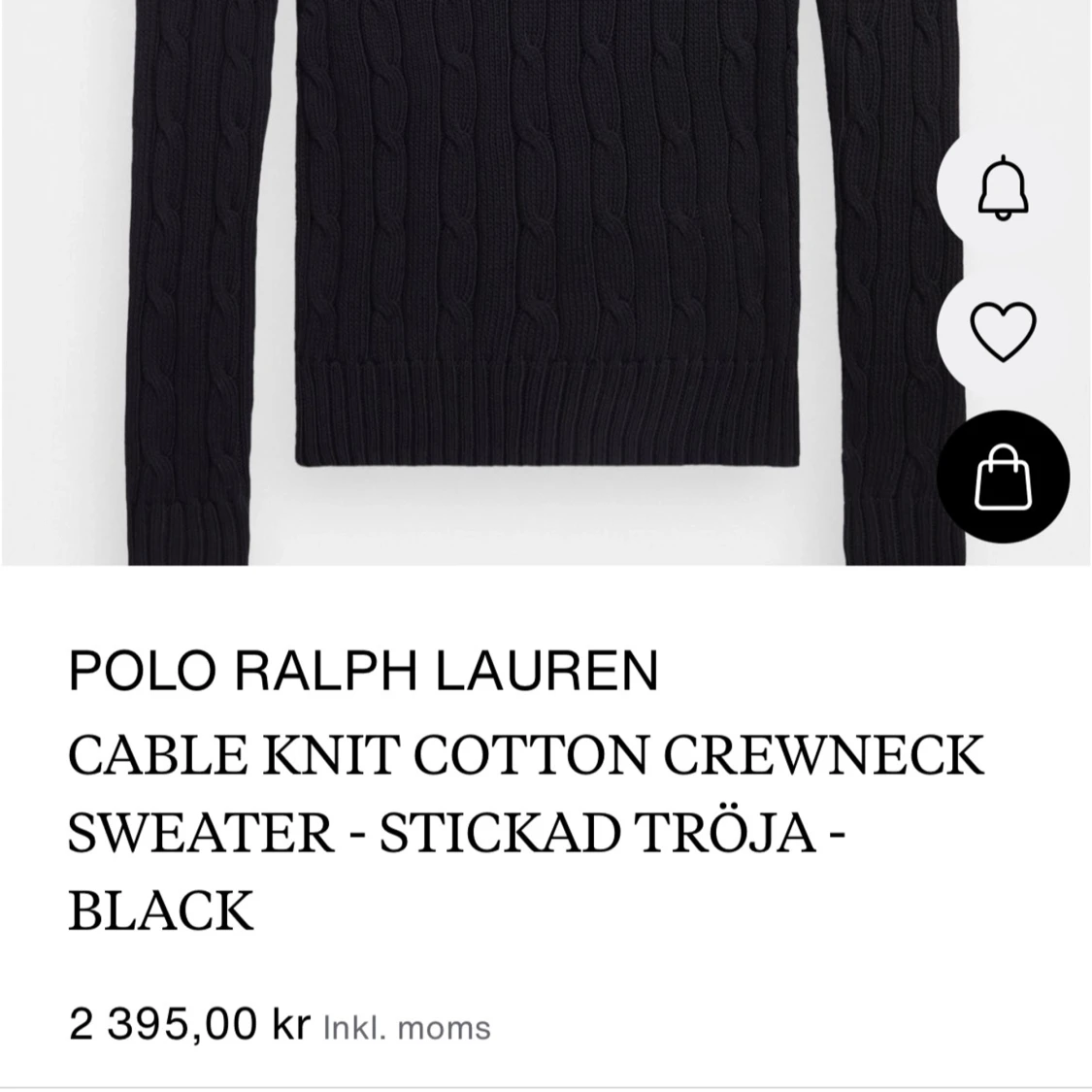 Stickad Ralph lauren tröja  - 3