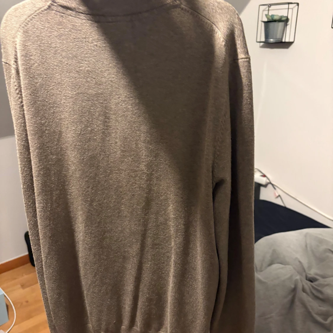 J Lindberg Beige kofta med dragkedja - 1