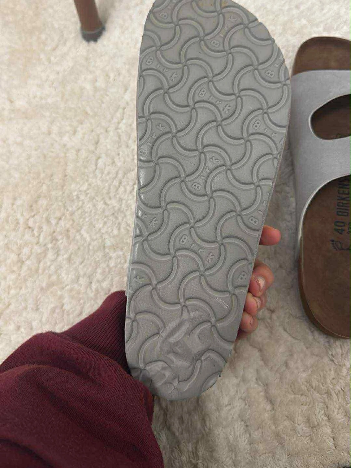 Birkenstock Arizona sandaler stone - 4