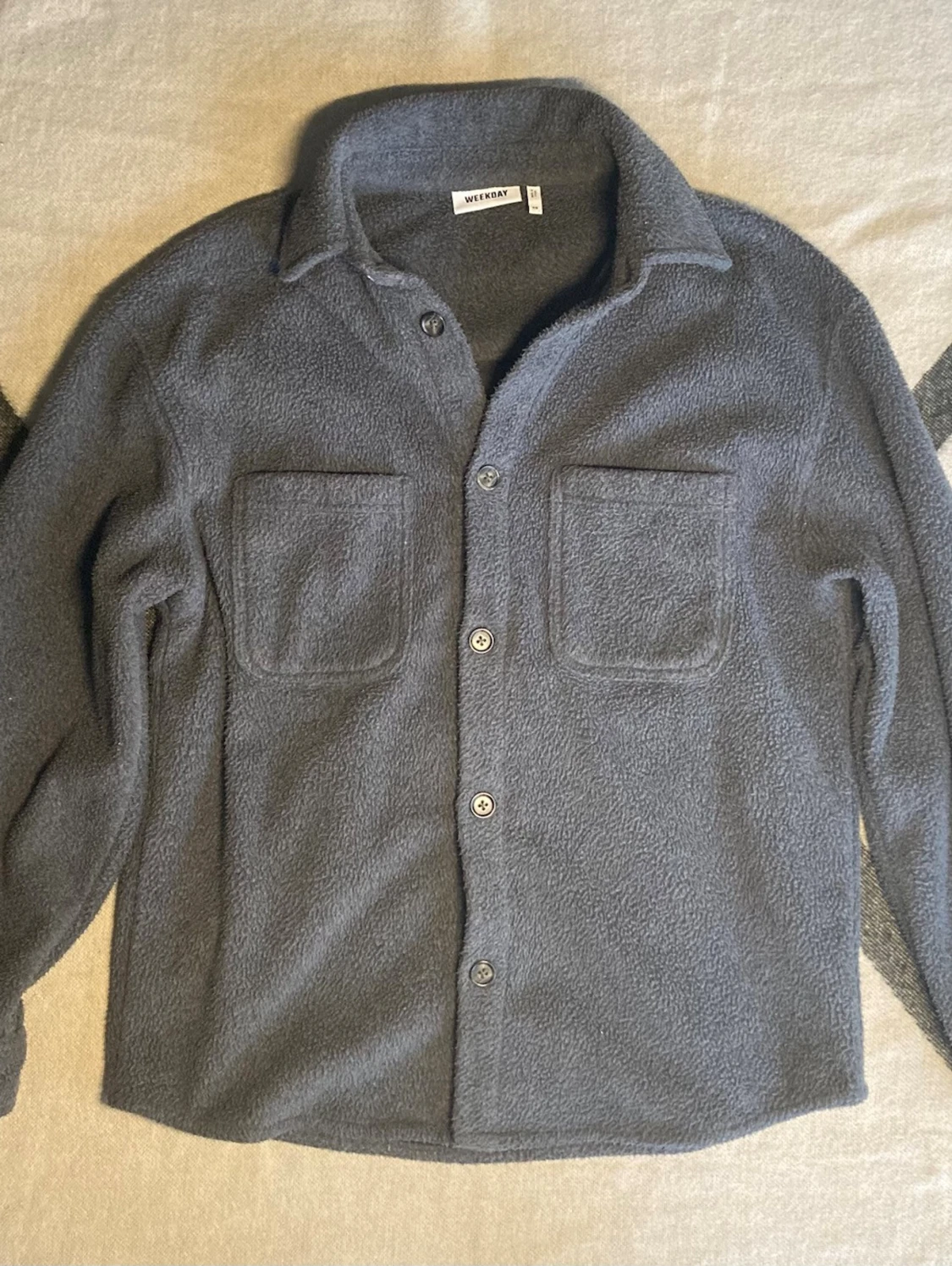 Fleece overshirt från Weekday