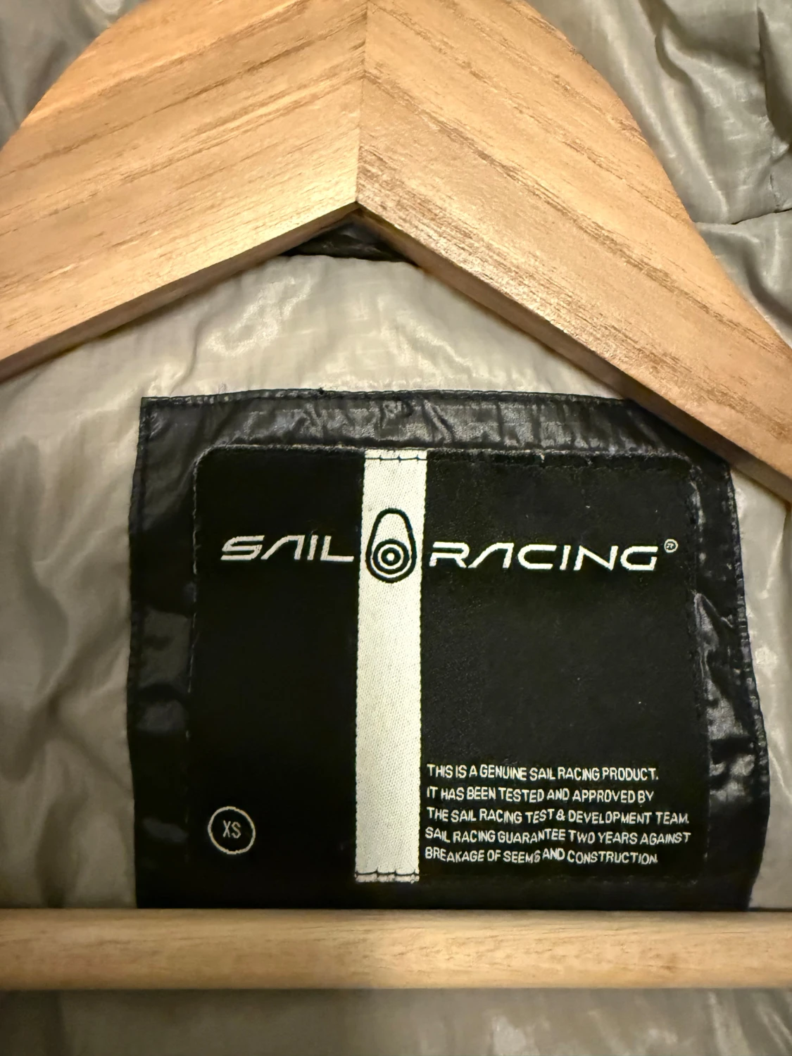 Marinblå lång dunjacka Sail Racing XS - 2