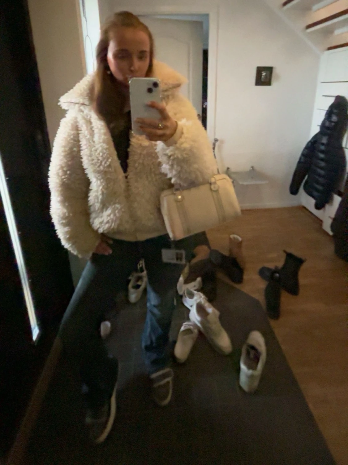 Fluffig höst jacka - 1