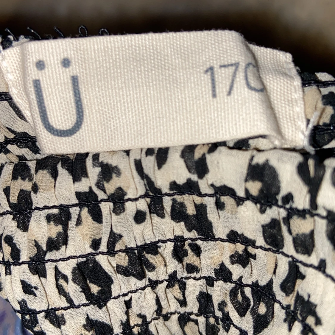 Leopardmönstrad volangkjol från Kappahl  - 1