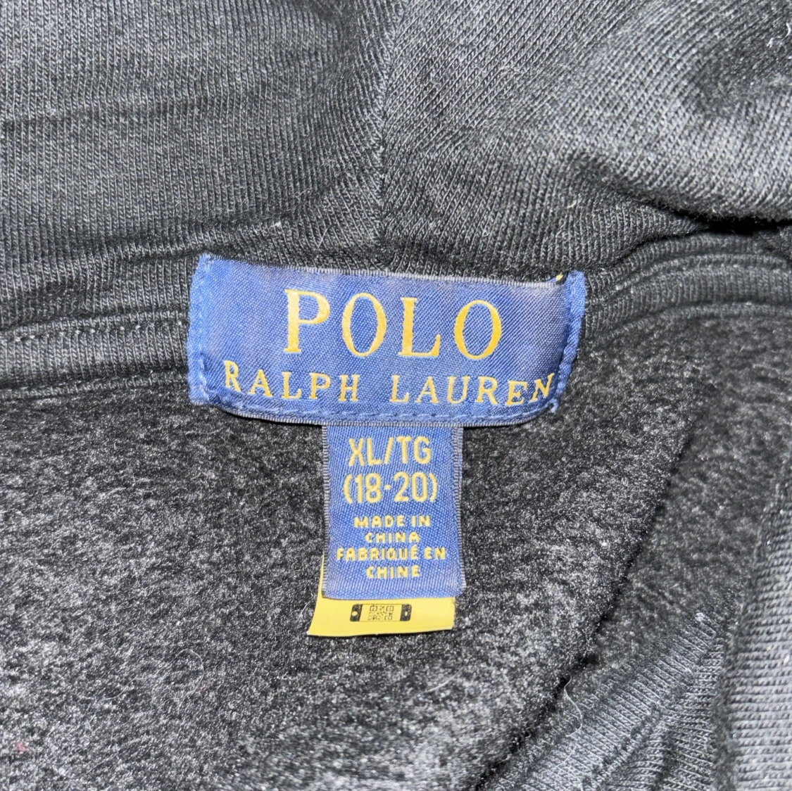 Svart hoodie från Polo Ralph Lauren XL - 2