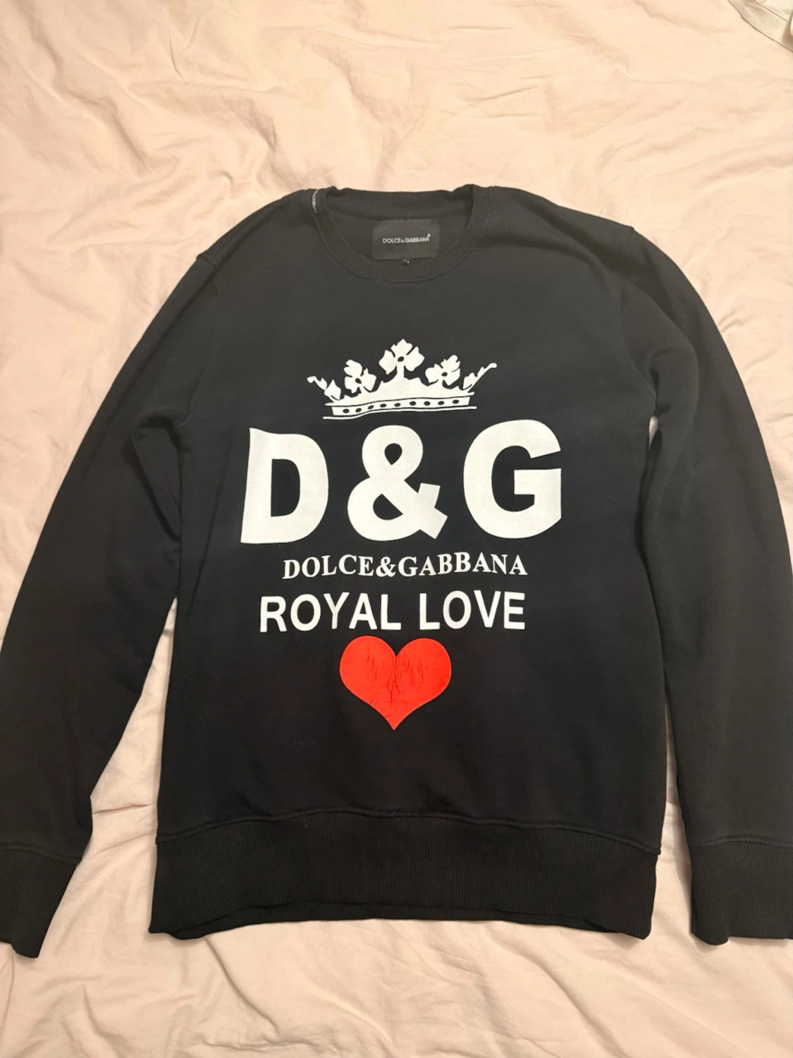 Svart tröja Dolce & Gabbana Royal Love