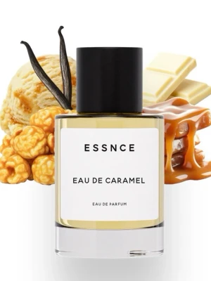 Essnce Eau de Caramel parfym - Eau de Parfum med modern design och tydlig karaktär. Perfekt för dig som gillar söta och unika dofter. Flaskans stilrena utseende gör den till ett snyggt tillskott i din samling. Andvänd nån gång men typ hela flaskan kvar🫶🏻