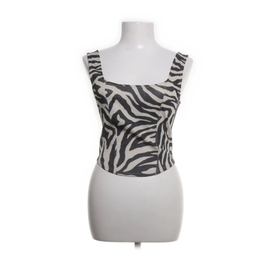 Zebramönstrad topp