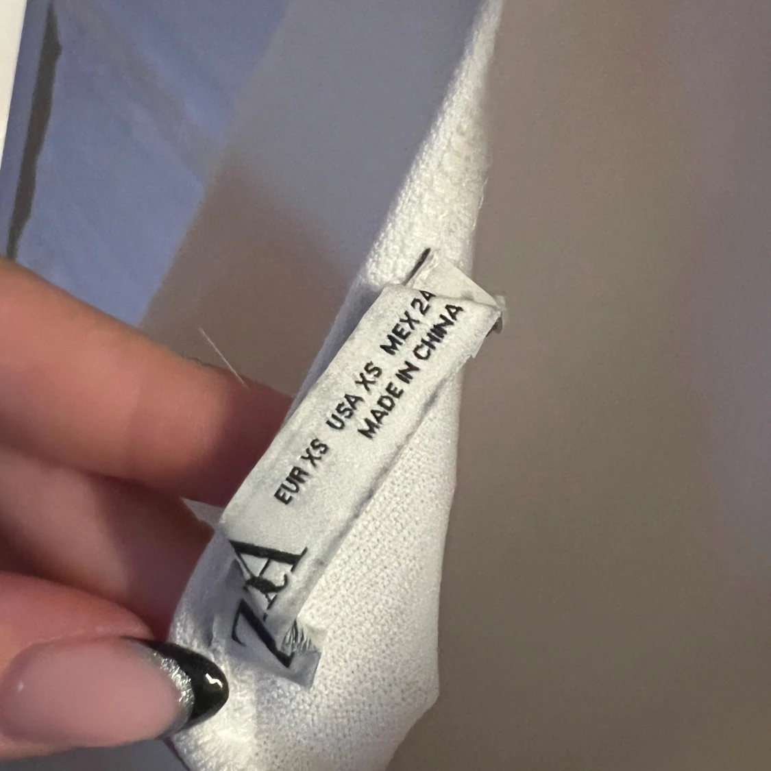 Vit långklänning från Zara XS - 2